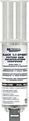 BLACK - Epoxy Potting and Encapsulating Compound 1:1 (mg_832HD-25ML)