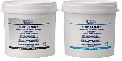 BLACK - Epoxy Potting and Encapsulating Compound 1:1 (mg_832HD-7.4L)