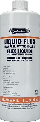 LEAD FREE WATER-SOLUBLE FLUX (mg_837LFWS-1L)