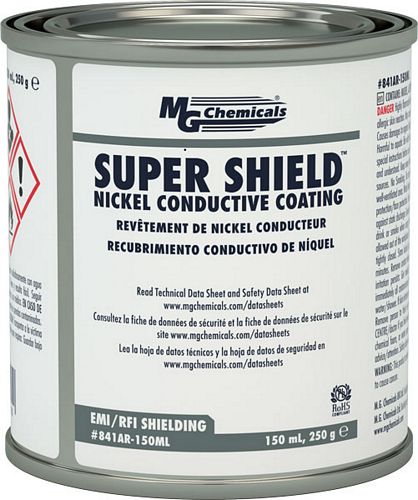 SUPER SHIELDÂ Nickel Conductive Coating - UL Recognized (mg_841AR-150ML)