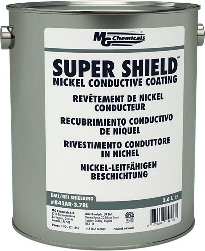 SUPER SHIELDÂ Nickel Conductive Coating - UL Recognized (mg_841AR-3.78L)