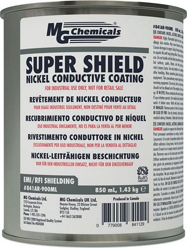 SUPER SHIELDÂ Nickel Conductive Coating - UL Recognized (mg_841AR-900ML)