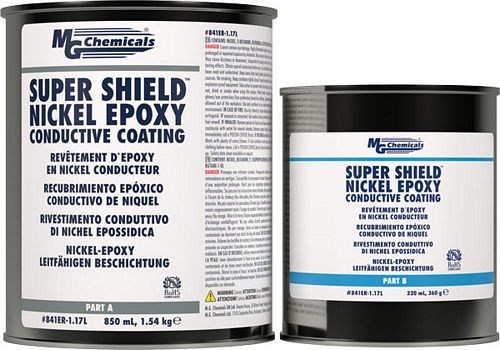 SUPER SHIELDÂ NICKEL EPOXY CONDUCTIVE COATING (mg_841ER-1.17L)