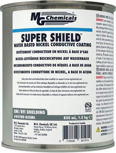 SUPER SHIELDÂ Water Based Nickel Conductive Coating (mg_841WB-850ML)