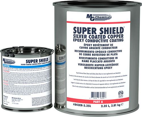 Silver Coated Copper Epoxy Conductive Coating (mg_843ER-800ML)