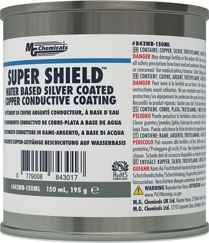 Super Shield Water Based Silver Coated Copper Conductive Coating (mg_843WB-150ML)