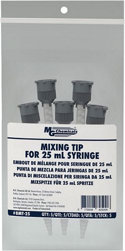 Mixing-Tip for 25ml Syringe, 5 Pack (mg_8MT-25)