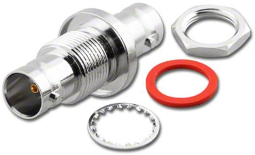 "JACK-JACK BULK HEAD FEED THRU, 75 OHM" (BNC-3192-75)