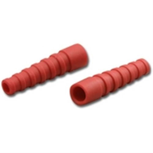 "PLASTIC CABLE BOOT FOR RG-58, RED" (BTS-58-RD)