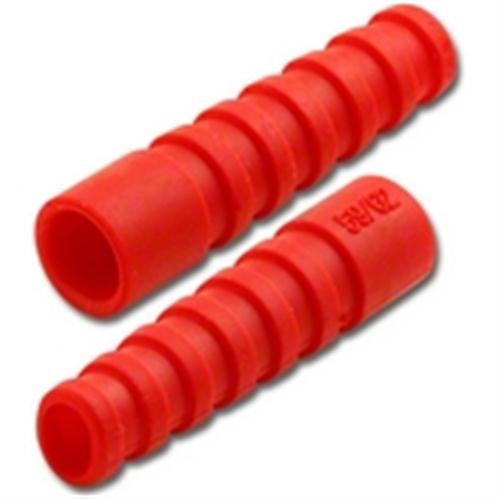 "PLASTIC CABLE BOOT FOR RG-59, RED" (BTS-59-RD)