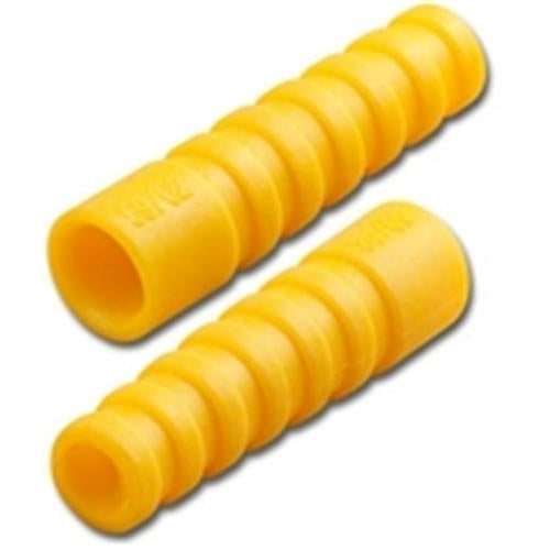 "PLASTIC CABLE BOOT FOR RG-59, YELLOW" (BTS-59-YW)