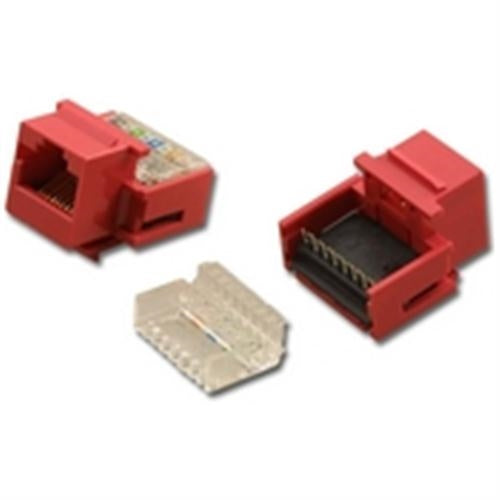 "VOICE CONNECTOR,IDC TYPE,8P8C JACK,RED" (DC-VC2-8C-RD)