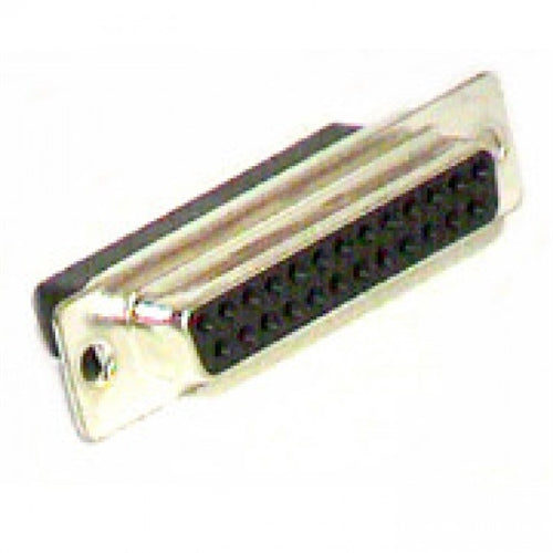 "D-SUB 25PIN/F CRIMP HOUSING, ZINC-PLATED" (DH-25HS)