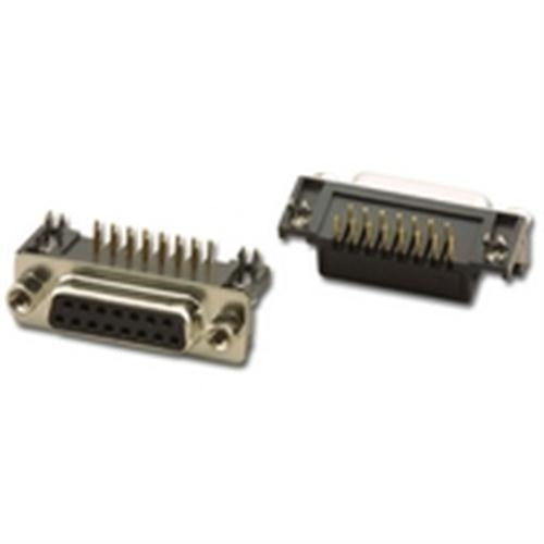 .318" FtPrnt 15PIN/F D-SUB Rt.AnglePCBMt (DRB-15SR)