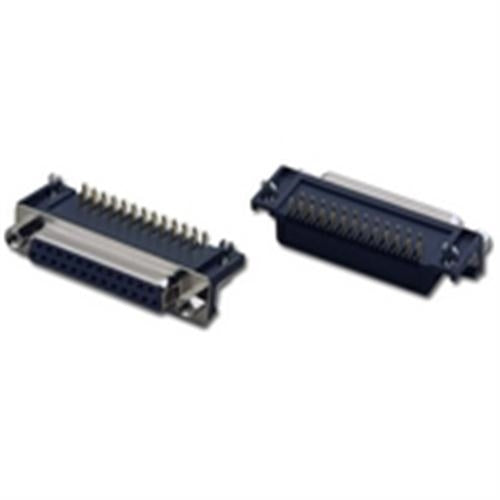 .380" FtPrnt 25PIN/F D-SUB Rt.ANGLE PCBM (DRB-25SM)