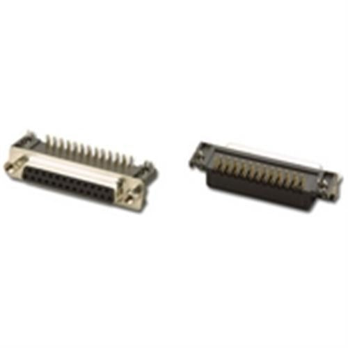 .318" FtPrnt 25PIN/F D-SUB Rt.ANGLE PCBM (DRB-25SR)