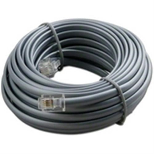 "PHONE CORD, RJ-11,4C 25 FT SILVER STN" (PT-504X-25SV)