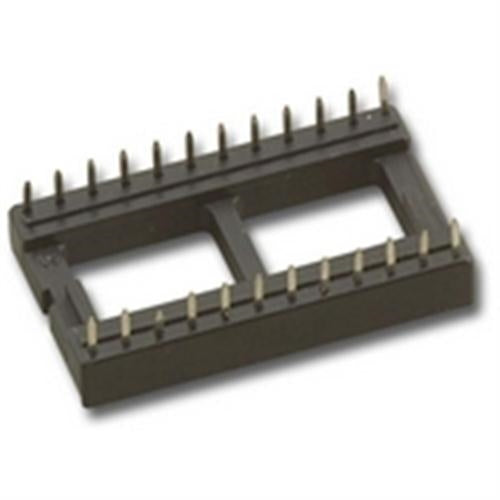 "IC SOCKET,24 PIN 15.2mm PIN TO PIN WIDTH" (SCL-24)