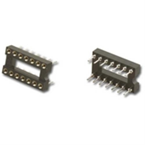 "ROUND PIN IC SOCKET, 14PIN LENGTH 7.26mm" (SQ-14)