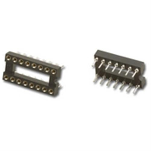 "ROUND PIN IC SOCKET, 16PIN LENGTH 7.26mm" (SQ-16)