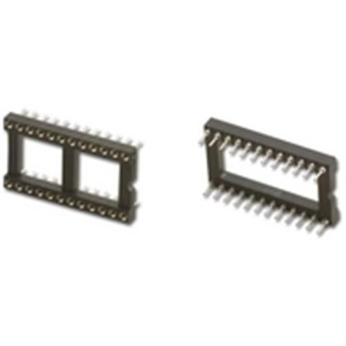 "ROUND PIN IC SOCKET, 24PIN LENGTH 15.24mm" (SQ-24)