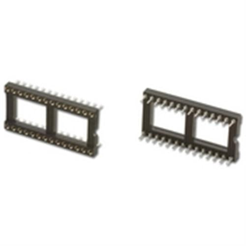 "ROUND PIN IC SOCKET, 28PIN LENGTH 15.24mm" (SQ-28)