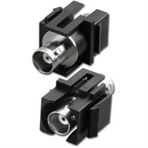 "KEYSTONE BNC FEED THRU MODULE, BLACK" (WPP-BNC1-BK)