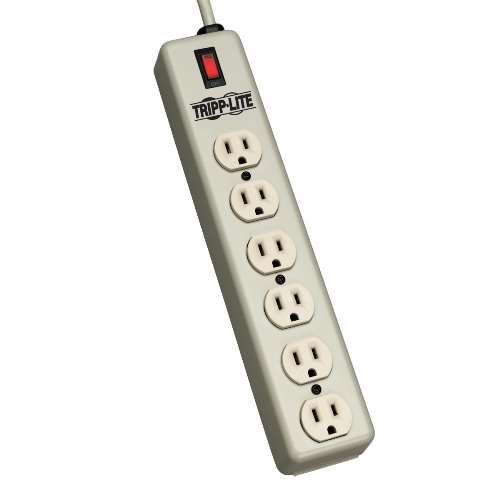 "Waber-by-Tripp Lite 6-Outlet (77.6mm center-to-center spacing) Industrial Power Strip, 6-ft. Cord" (tripp_6SPDX)