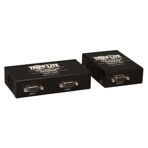 "VGA over Cat5/Cat6 Extender Kit, Box-Style Transmitter & Receiver with EDID, 1920x1440 at 60Hz, Up to 1000-ft." (tripp_B130-101-2)