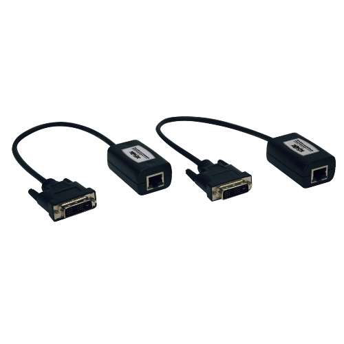 "DVI over Cat5/Cat6 Passive Extender Kit, Box-Style Video Transmitter & Receiver, 1920x1080 at 60Hz" (tripp_B140-101)