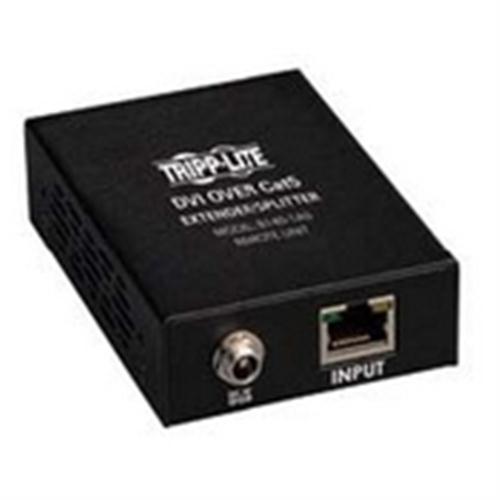 "DVI over Cat5/Cat6 Active Extender, Box-Style Remote Video Receiver, 1920x1080 at 60Hz" (tripp_B140-1A0)