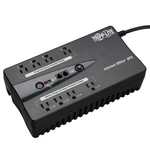 "Internet Office 120V 550VA 300W Standby UPS, Ultra-Compact Desktop, DB9 Serial port" (tripp_INTERNET550SER)