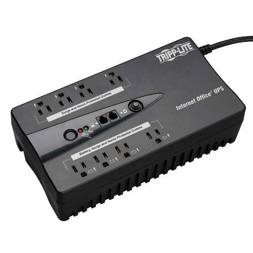 "Internet Office 120V 550VA 300W Standby UPS, Ultra-Compact Desktop, USB port" (tripp_INTERNET550U)