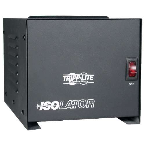 "Isolator Series 120V 1000W Isolation Transformer-Based Power Conditioner, 4 Outlets" (tripp_IS-1000)