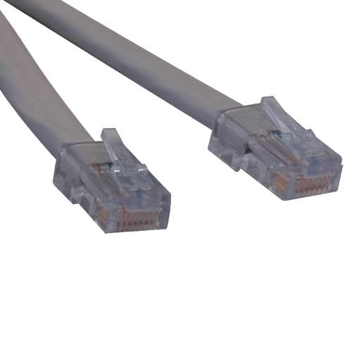 "T1 Shielded RJ48C Cross-over Cable (RJ45 M/M), 7-ft." (tripp_N266-007)