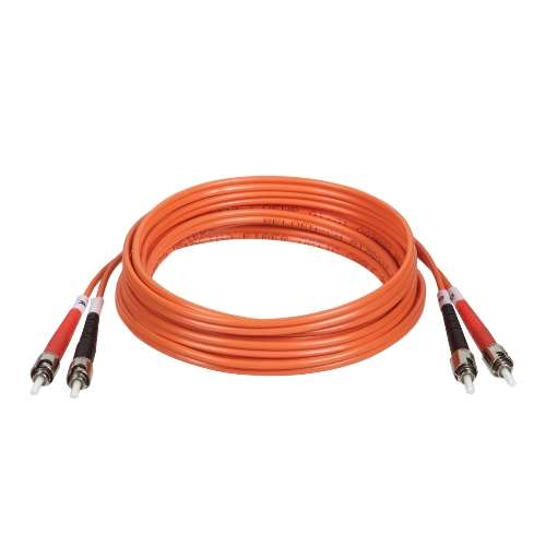 "Duplex Multimode 62.5/125 Fiber Patch Cable (ST/ST), 2M (6-ft.)" (tripp_N302-006)