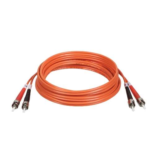 "Duplex Multimode 62.5/125 Fiber Patch Cable (ST/ST), 5M (16-ft.)" (tripp_N302-05M)