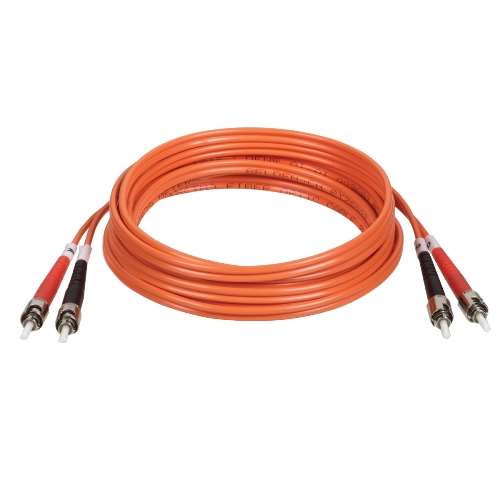 "Duplex Multimode 62.5/125 Fiber Patch Cable (ST/ST), 10M (33-ft.)" (tripp_N302-10M)