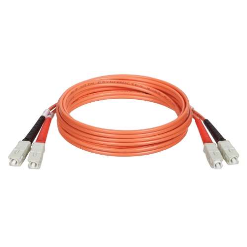 "Duplex Multimode 62.5/125 Fiber Patch Cable (SC/SC), 0.3M (1-ft.)" (tripp_N306-001)