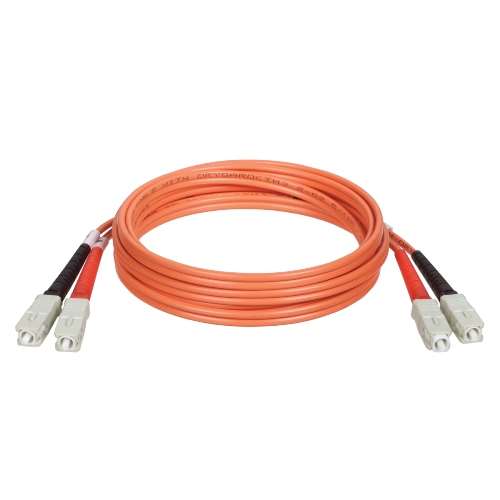 "Duplex Multimode 62.5/125 Fiber Patch Cable (SC/SC), 46M (150-ft.)" (tripp_N306-46M)