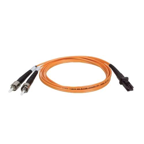 "Duplex Multimode 62.5/125 Fiber Patch Cable (MTRJ/ST), 3M (10-ft.)" (tripp_N308-010)