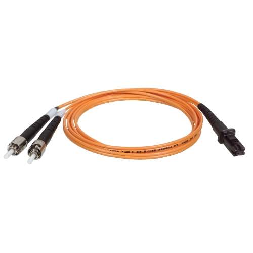 "Duplex Multimode 62.5/125 Fiber Patch Cable (MTRJ/ST), 5M (16-ft.)" (tripp_N308-05M)