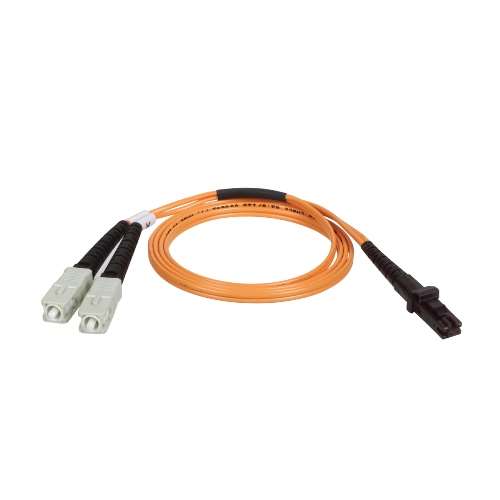 "Duplex Multimode 62.5/125 Fiber Patch Cable (MTRJ/SC), 8M (26-ft.)" (tripp_N310-08M)