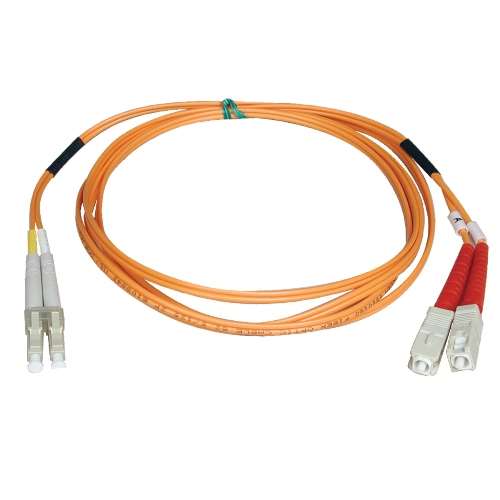 "Duplex Multimode 62.5/125 Fiber Patch Cable (LC/ST), 6M (20-ft.)" (tripp_N318-06M)