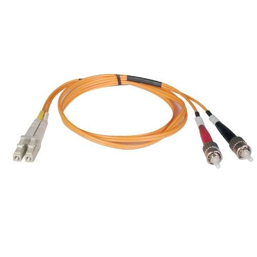 "Duplex Multimode 62.5/125 Fiber Patch Cable (LC/ST), 10M (33-ft.)" (tripp_N318-10M)