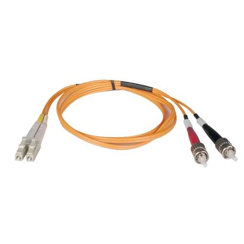 "Duplex Multimode 62.5/125 Fiber Patch Cable (LC/ST), 15M (50-ft.)" (tripp_N318-15M)