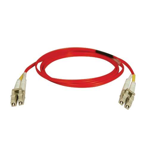 "Duplex Multimode 62.5/125 Fiber Patch Cable (LC/LC) - Red, 3M (10-ft.)" (tripp_N320-03M-RD)