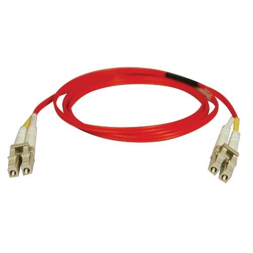 "Duplex Multimode 62.5/125 Fiber Patch Cable (LC/LC) - Red, 5M (16-ft.)" (tripp_N320-05M-RD)