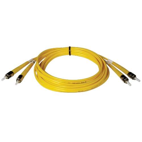 "Duplex Singlemode 8.3/125 Fiber Patch Cable (ST/ST), 1M (3-ft.)" (tripp_N352-01M)