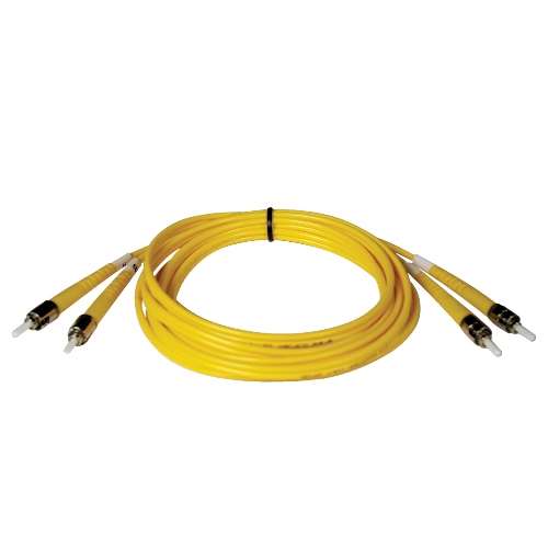 "Duplex Singlemode 8.3/125 Fiber Patch Cable (ST/ST), 3M (10-ft.)" (tripp_N352-03M)